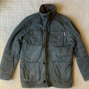 Men’s Sherpa-Lined Cargo Jacket